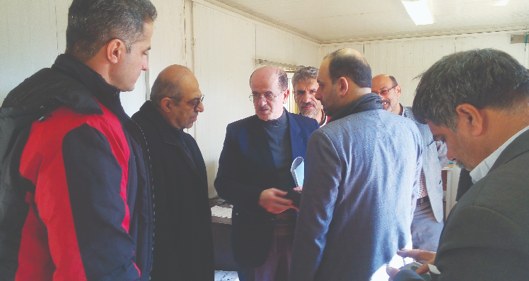  Mr. Lahouti, member of Parliament visited 64-bed hospital of Langroud project