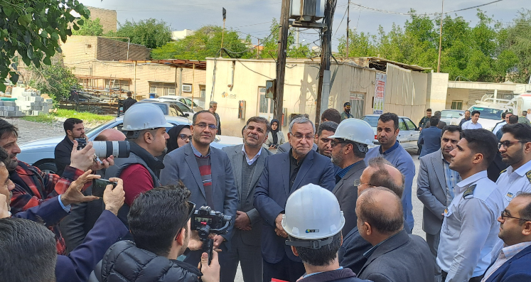 The Minister of Health and Medical Education, visited the 500-bed hospital of  Dezful project.