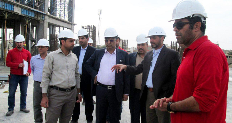 Dr. Paridar and Dr.Mirshakak visited 400-bed hospital of Dezfoul project.