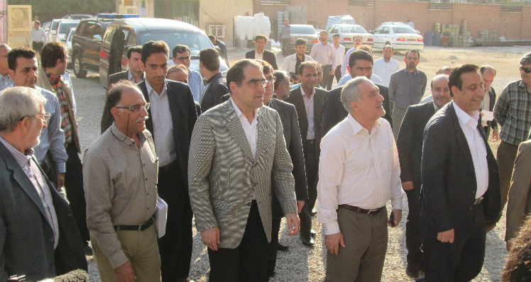 Minister of health and medical education visited Abouzar children’s 237-bed hospital of Ahvaz.