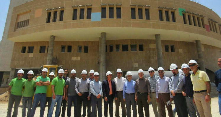 visit of  237-bed children hospital of Ahwaz project