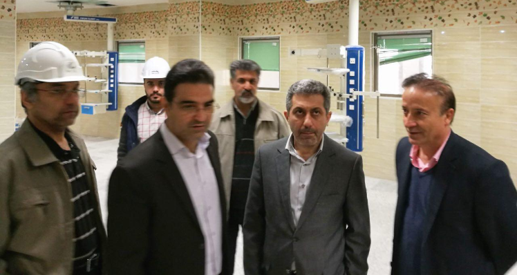  Deputy Minister at Ministry of Health visited children hospital of Ahvaz project