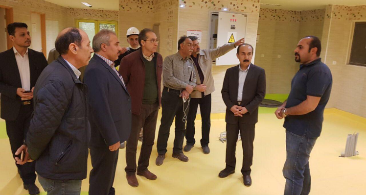 Dr. Paridar and Dr.Mirshakak visited 400-bed hospital of Dezfoul project